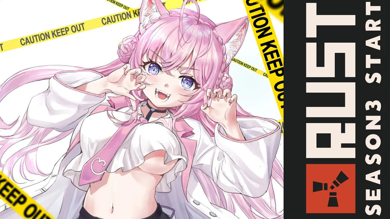 【RUST】Season3 START!! 今回はどんなマップ！？【博衣こより/ホロライブ】