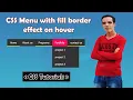 HTML 5 - CSS3 dropdown Menu with awesome Hover Effect