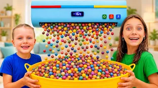 Fun adventures with a magical candy conditioner! π¬β¨