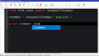 Python Natural Language Processing with NLTK - Stemming words with NLTK