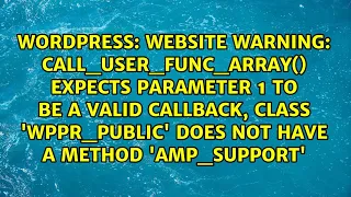 Website Warning call - user