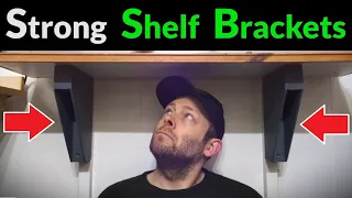 How to Make STRONG Shelving Brackets from Scrap Wood