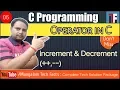 C Operators Increment and Decrement in C Programming Hindi Learn Programming Step by Step
