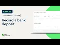 How to record a bank deposit using undeposited funds in QuickBooks Online