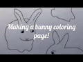FREE BUNNY COLORING PAGE