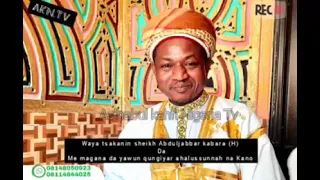 wayar da abduljabbar ya yi wa sheik abdallah gadon kaya