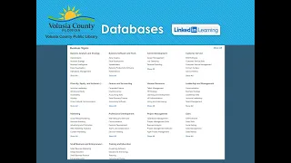 Volusia County Public Library Overview of Programs and Services
