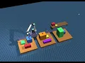 Seven-Axis Robot Trajectory Execution Multi-Bin Packing in MuJoCo Simulation