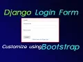 how to apply bootstrap to django s default login form