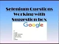 Working with Suggestion boxes in Selenium Webdriver