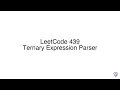 LeetCode 439 Ternary Expression Parser