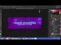Simple ESports Twitter Banner Turorial