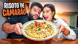 Risoto de Camarão com a Senhora Quatroque!