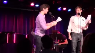 Adam Kaplan and Mike Faist performing Anything You Can Do