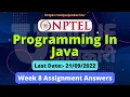 NPTEL Programming In Java Week 8 assignment 8 Quiz Answers 2022 Unique Jankari