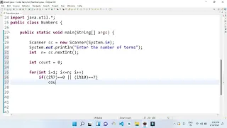 How to Count Number of Buzz Between 1 to 100