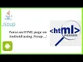 Parsing an HTML page in Android using Jsoup Part 1