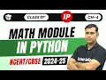 What is Math Module in Python Class 11 IP Ch - 4 Data Handling 2024-25