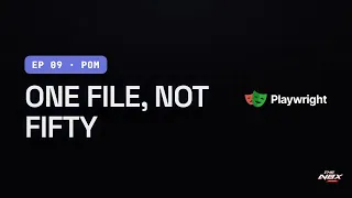 Page Object Model in Playwright Python one file fifty tests