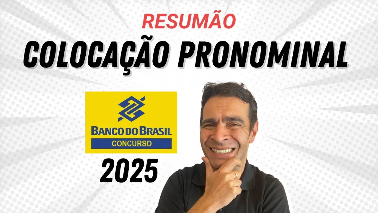 COLOCAÇÃO PRONOMINAL - Resumo Banco do Brasil 2025