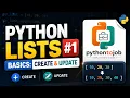 Python Lists for Beginners - Create Index Update Mixed Types