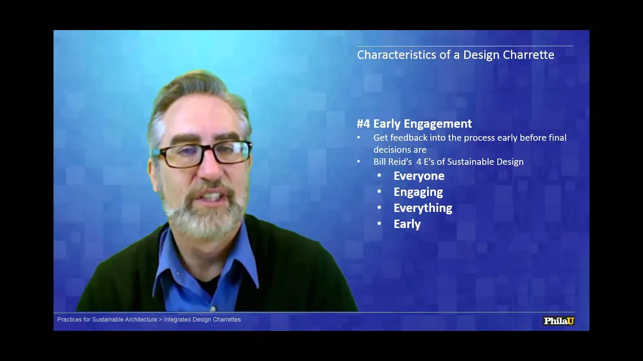 Practices for Sustainable Architecture Design Charrette Characteristics