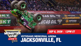 Monster Jam: Jacksonville, FL - 3 (Full Event) | Sep. 5, 2026 | Veterans Memorial Arena