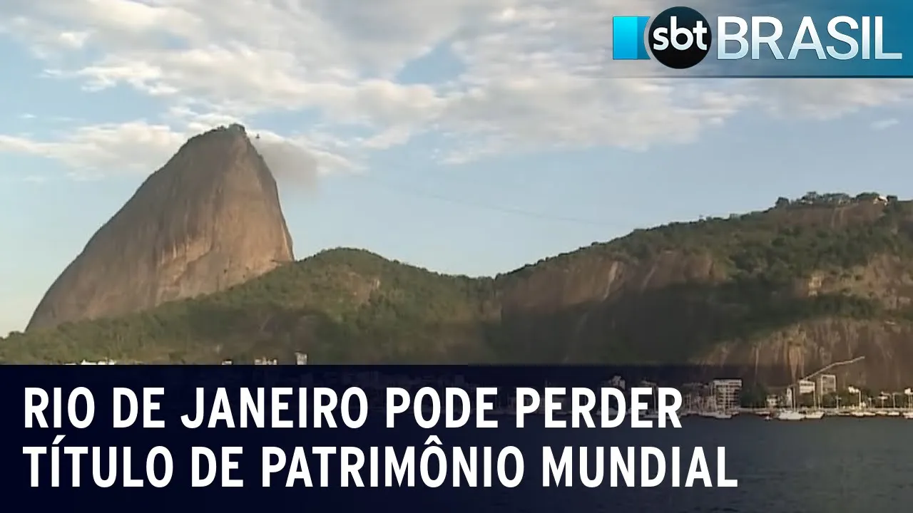 Rio de Janeiro pode perder título de patrimônio mundial | SBT Brasil (19/07/23)