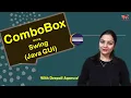 ComboBox using Swing Components of Swing Java GUI Hindi