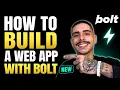 HOW TO BUILD A WEB APP WITH BOLT NEW STEP-BY-STEP GUIDE 2026