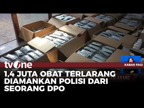 Polrestabes Bandung Amankan 1,4 Juta Obat Terlarang
