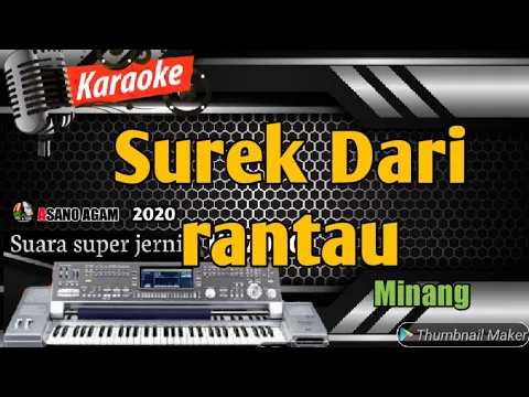 Download MP3 Karaoke minang lamo - Surek dari rantau - Asano agam