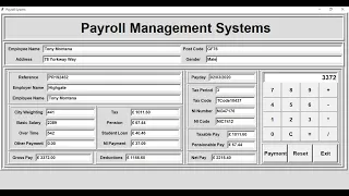 How to Create Advanced Payroll Management System With Calculator in Python - Part 1 of 2