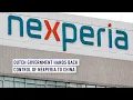Lagu Nederlandse regering geeft controle over Nexperia terug aan China