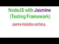 NodeJS Jasmine Installation and Setup