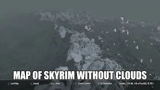 Map of Skyrim Cloudless - The Elderscrolls V Skyrim