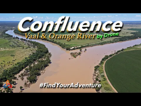 Download MP3 Orange River and Vaal River Confluence by Drone