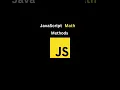 JavaScript Math Methods