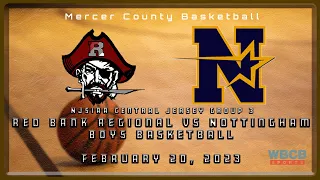 NJSIAA Central Jersey Group 3 Red Bank Regional at Nottingham Boys Basketball 23