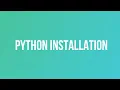 Python Installation How to Download Python Download And Setup Python In Windows 10