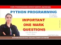 Python Programming theory most important questions MCQ Questions and Answers O Level M3-R5