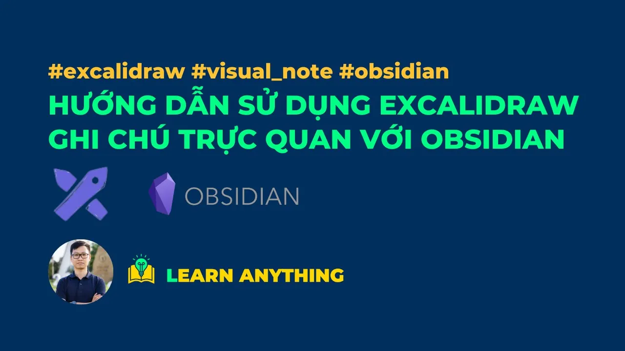 Outline Video Hướng dẫn sử dụng Excalidraw làm công cụ ghi chú trực quan và whiteboard trong Obsidian