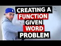 QMS 110 - Creating a Function given Word Problem