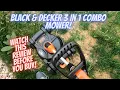 Black And Decker 12 Inch Lithium Cordless Weed Eater Mower Edger 3 in 1 Combo Review in 4K