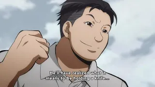 nagisa vs takaoka 1st fight assassination classroom