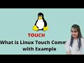 Linux Tutorial For Beginners to Advance Touch Command Hindi