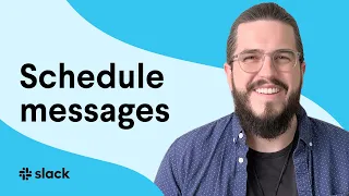 How to schedule messages in Slack
