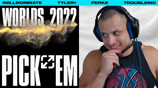 Tyler1’s DARK HORSE pick for Worlds 2022 Groups is an NA TEAM!? | How’d You Pick’em