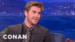 Liam Hemsworth And His Brothers Fought With Fists Knives CONAN on TBS