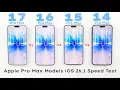 Download Lagu Apple iPhone 17 Pro MAX vs 16 Pro MAX vs 15 Pro MAX vs 14 Pro MAX - iOS 26.1 ULTIMATE Speed Test  🔥